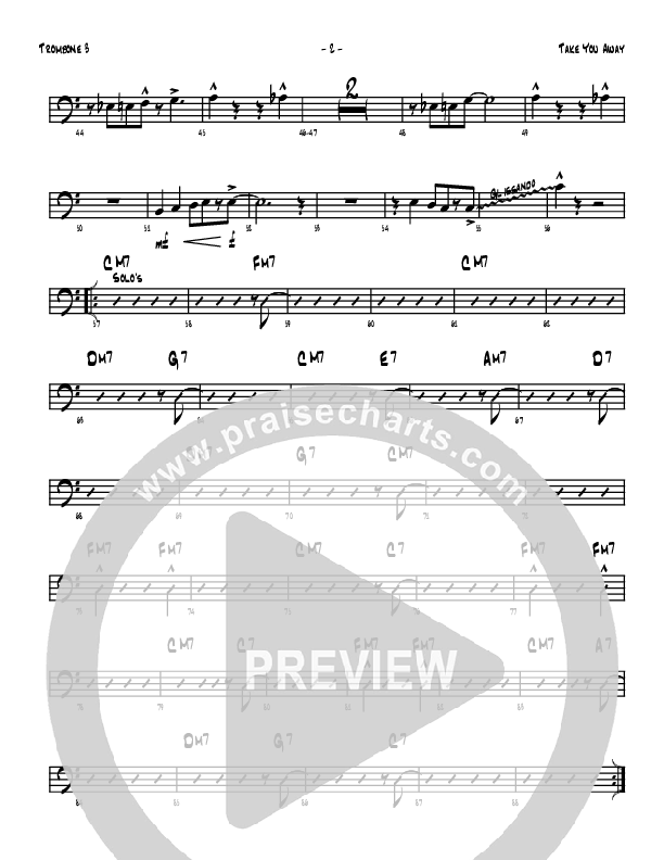 Take You Away Trombone 3 (Denver Bierman)