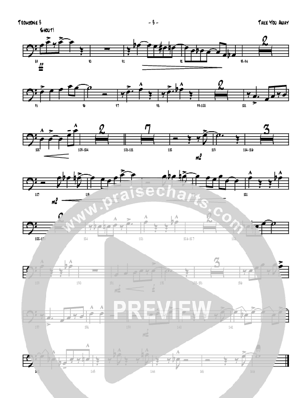 Take You Away Trombone 3 (Denver Bierman)