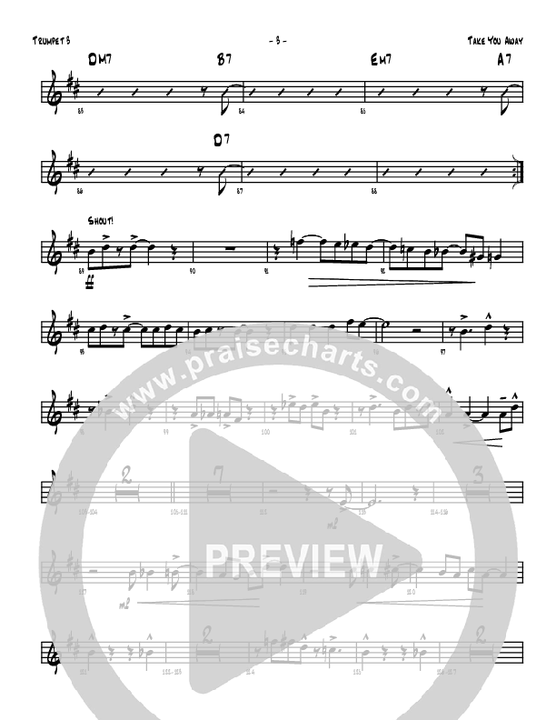Take You Away Trumpet 3 (Denver Bierman)