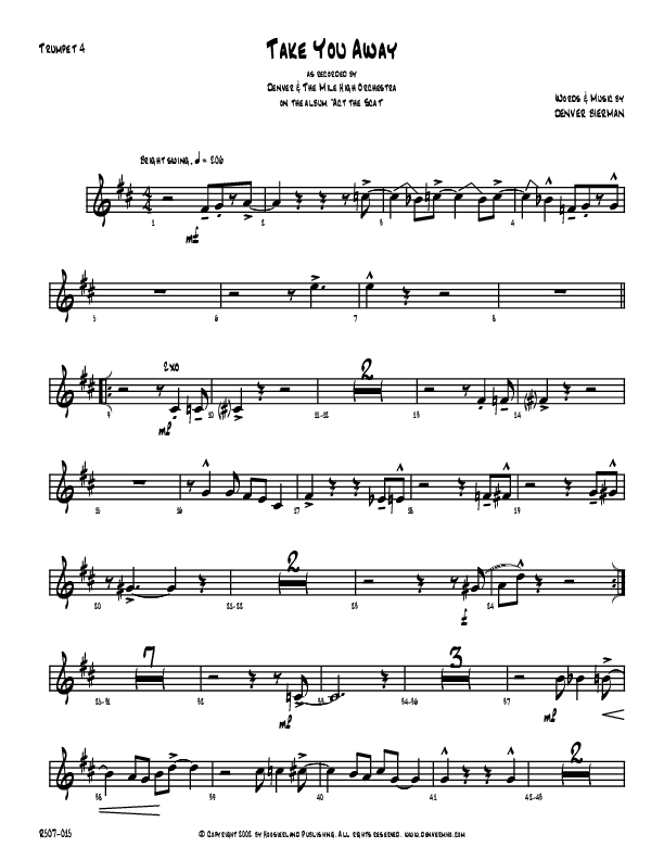 Take You Away Trumpet (Denver Bierman)