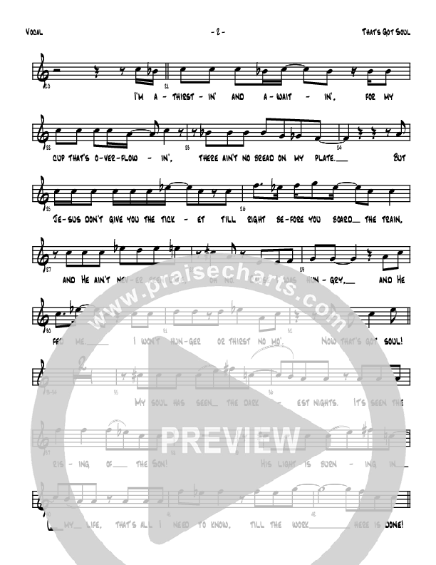 That's Got Soul Lead Sheet (Denver Bierman)