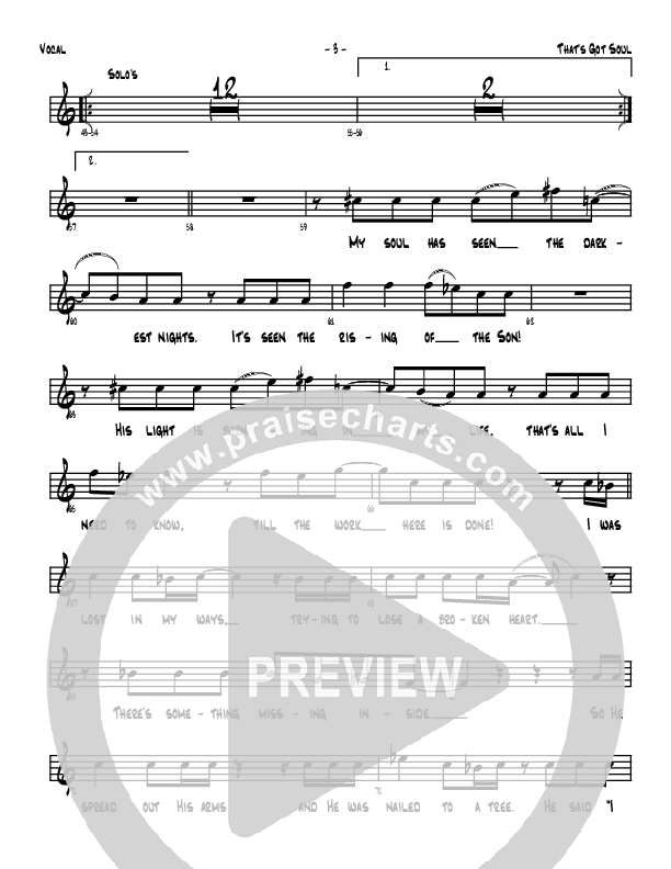 That's Got Soul Lead Sheet (Denver Bierman)