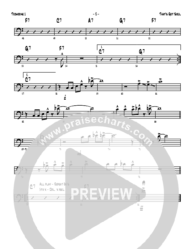 That's Got Soul Trombone 1 (Denver Bierman)