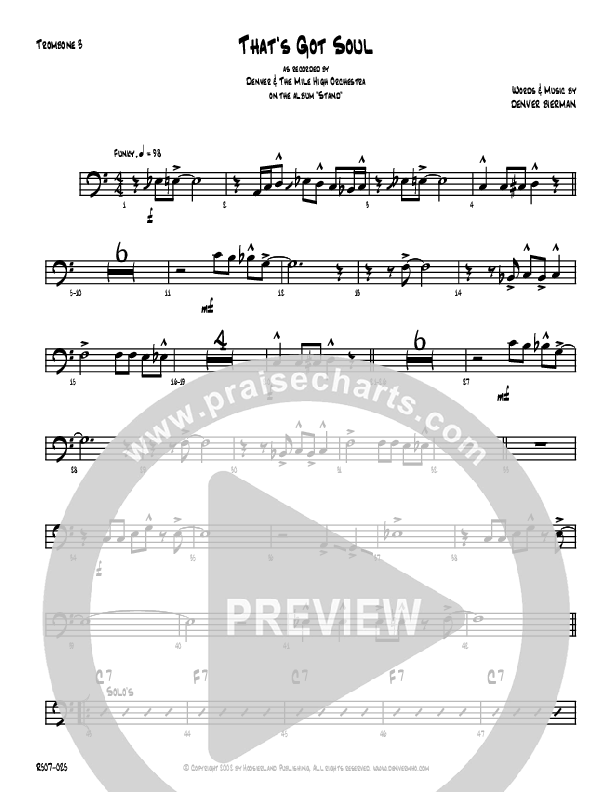 That's Got Soul Trombone 3 (Denver Bierman)