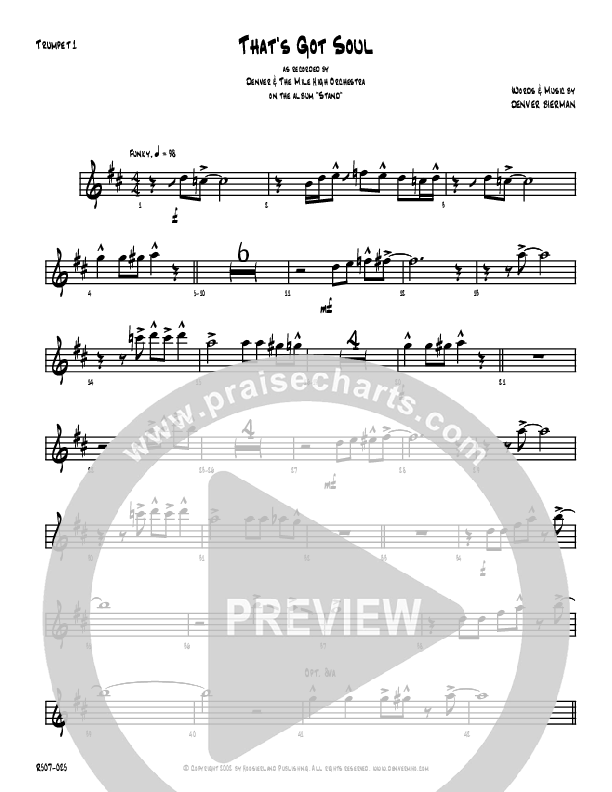That's Got Soul Trumpet 1 (Denver Bierman)
