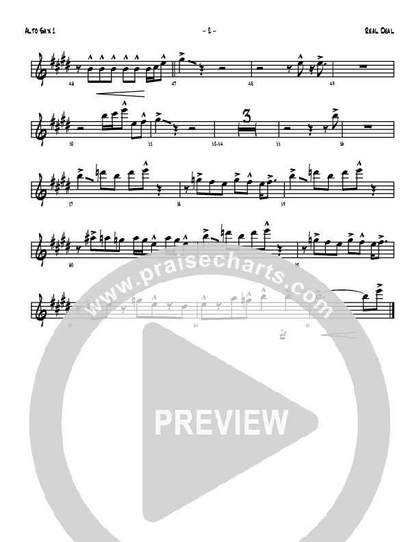 The Real Deal Alto Sax 1/2 (Denver Bierman)