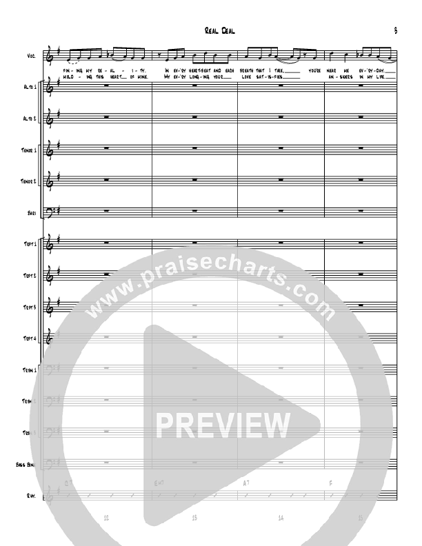 The Real Deal Conductor's Score (Denver Bierman)