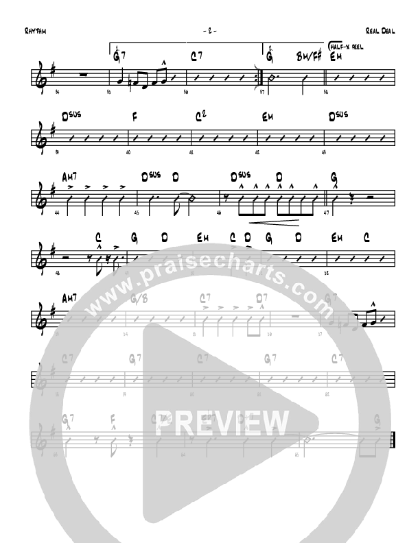 The Real Deal Rhythm Chart (Denver Bierman)