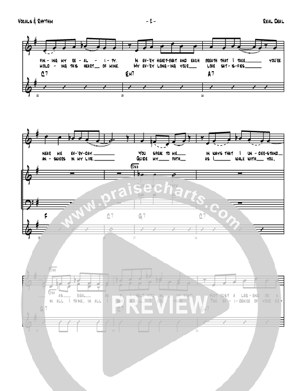 The Real Deal Rhythm/Vocal (Denver Bierman)