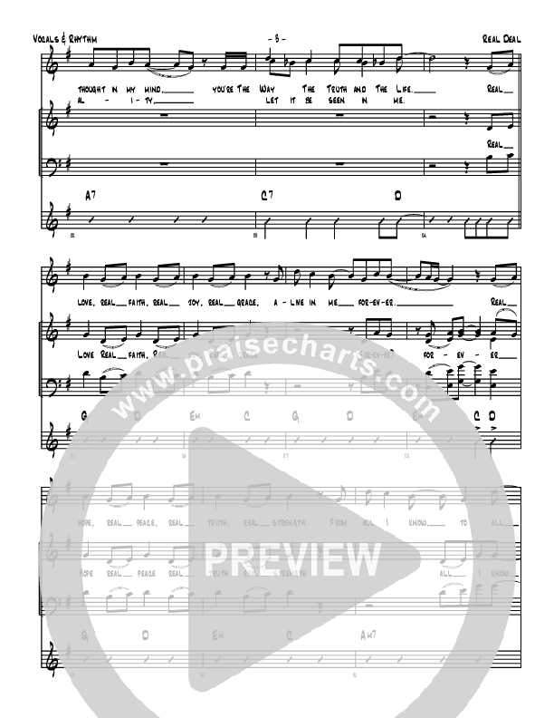 The Real Deal Rhythm/Vocal (Denver Bierman)