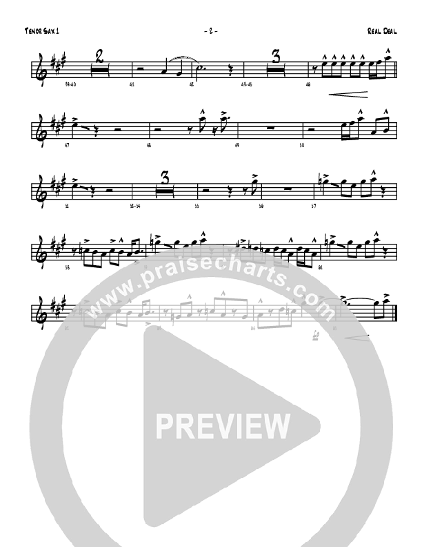 The Real Deal Tenor Sax 1/2 (Denver Bierman)