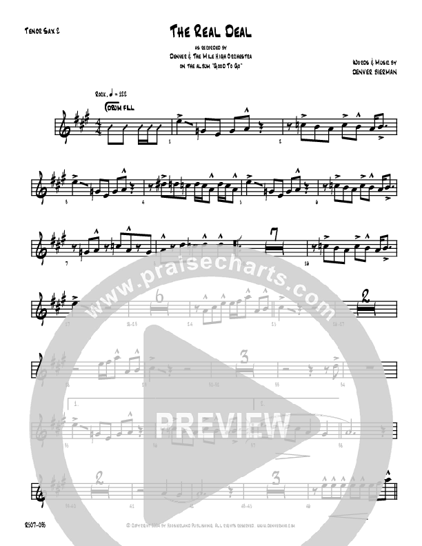 The Real Deal Tenor Sax 1/2 (Denver Bierman)