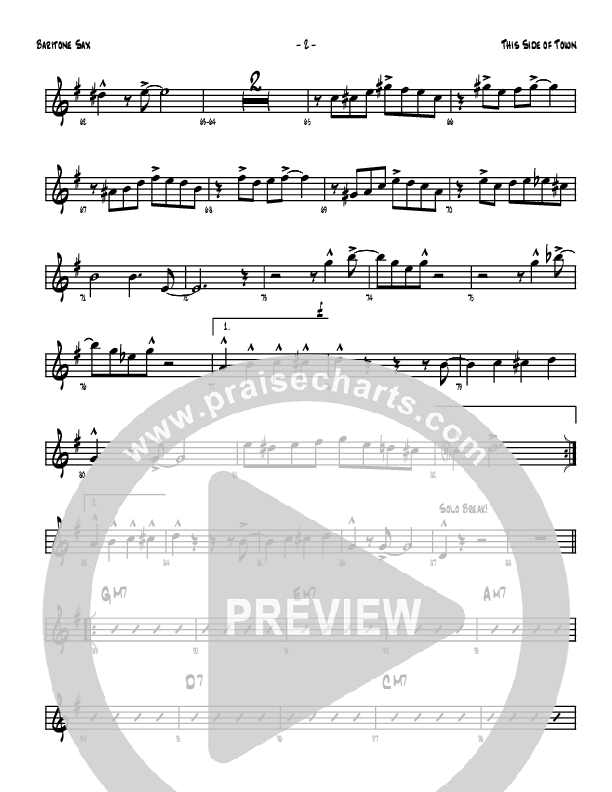 This Side Of Town Bari Sax (Denver Bierman)