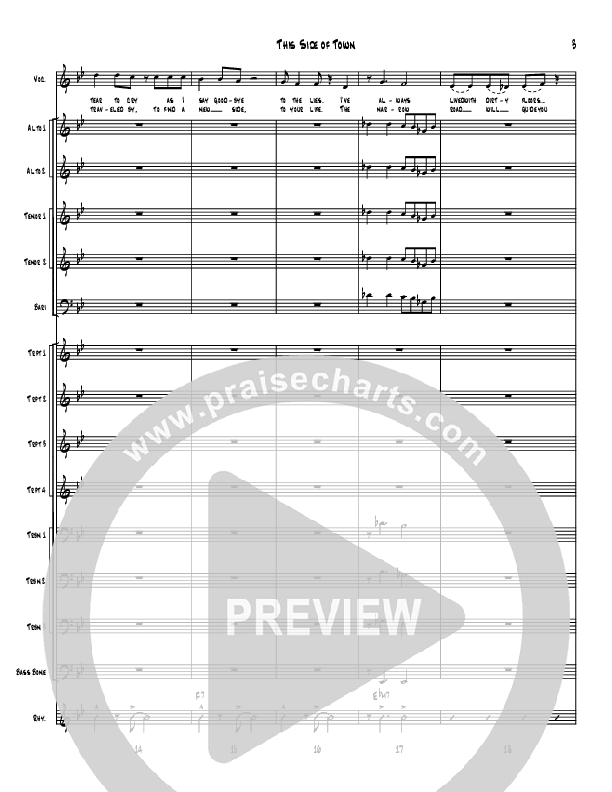 This Side Of Town Conductor's Score (Denver Bierman)