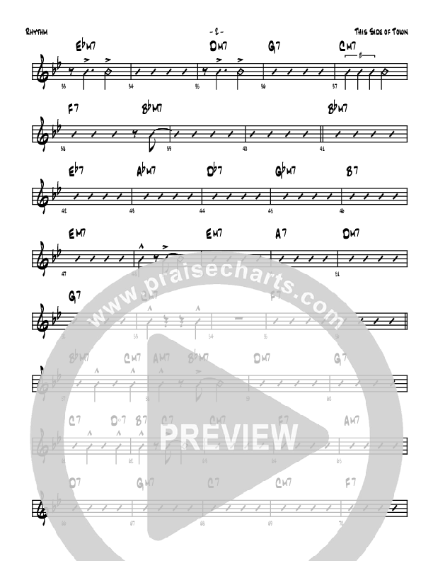 This Side Of Town Rhythm Chart (Denver Bierman)