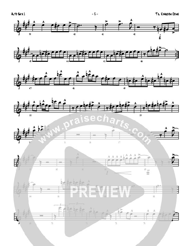 Till Kingdom Come Alto Sax 1/2 (Denver Bierman)