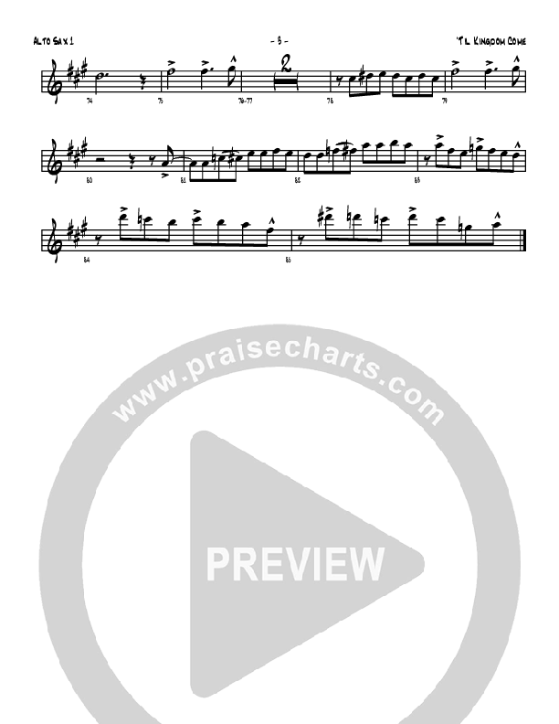 Till Kingdom Come Alto Sax 1/2 (Denver Bierman)