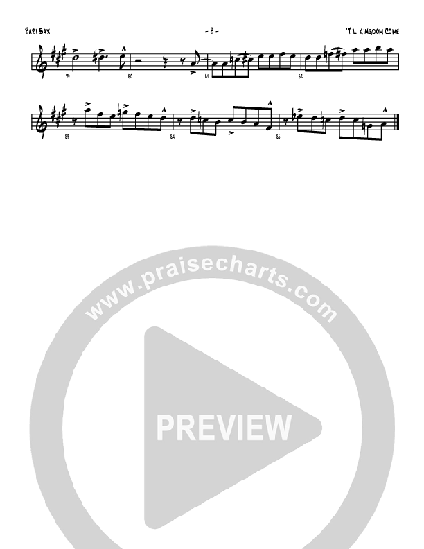 Till Kingdom Come Bari Sax (Denver Bierman)