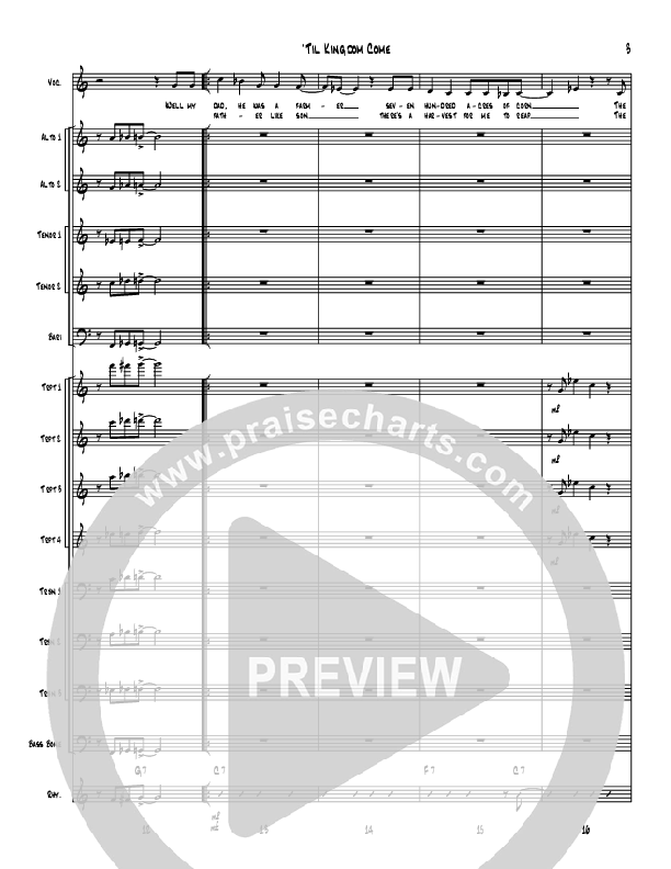 Till Kingdom Come Conductor's Score (Denver Bierman)