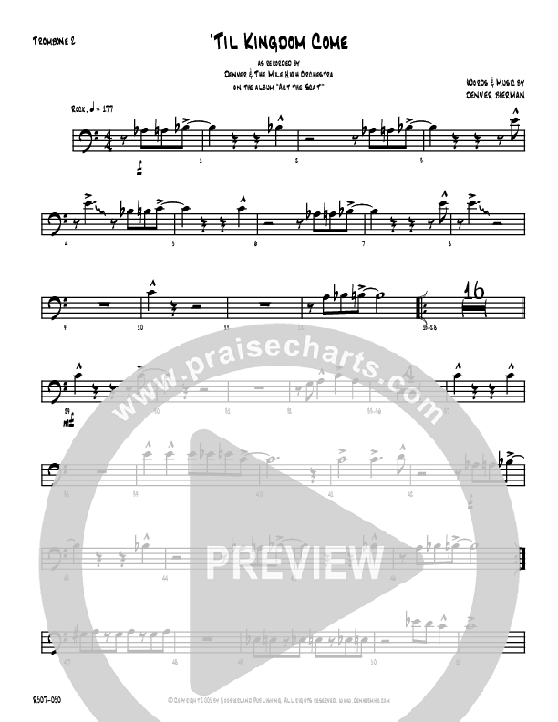 Till Kingdom Come Trombone 2 (Denver Bierman)