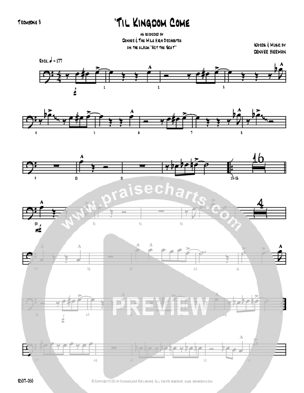 Till Kingdom Come Trombone 3 (Denver Bierman)