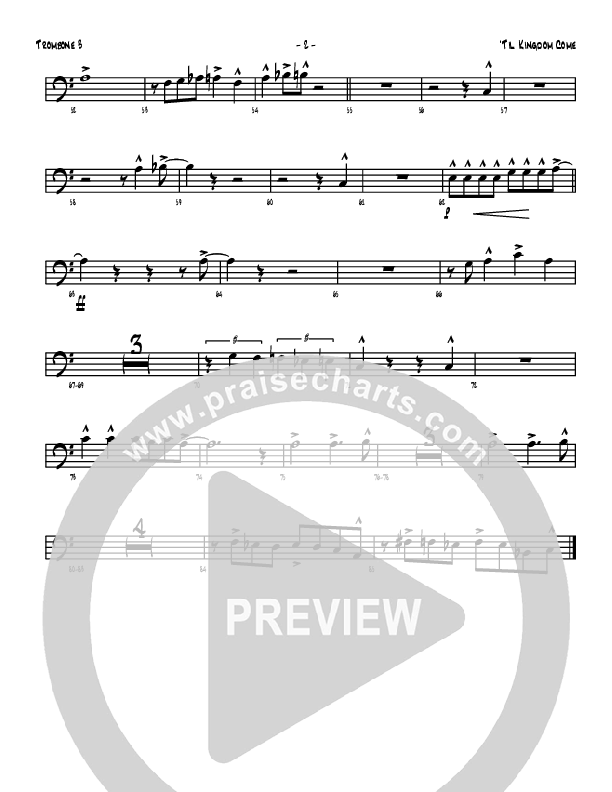 Till Kingdom Come Trombone 3 (Denver Bierman)