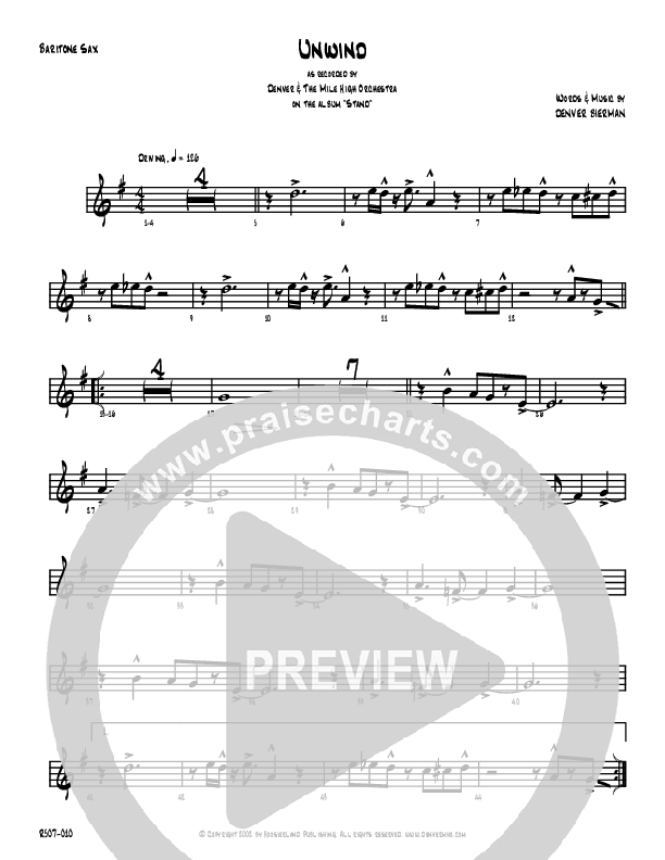 Unwind Bari Sax (Denver Bierman)