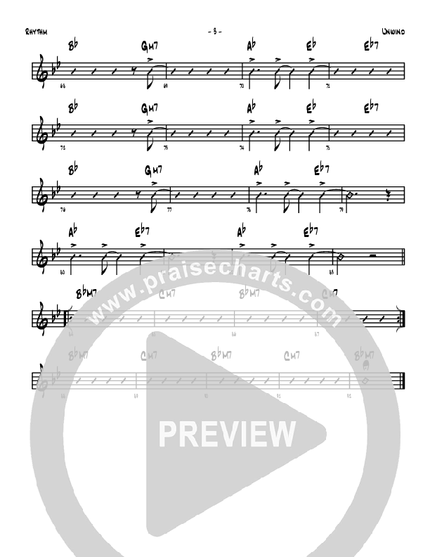 Unwind Rhythm Chart (Denver Bierman)