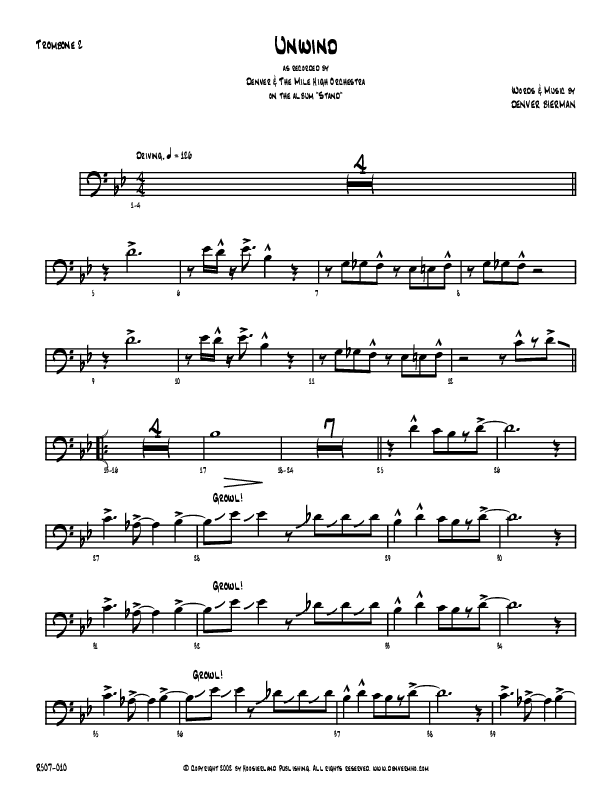 Unwind Trombone 2 (Denver Bierman)