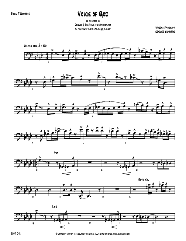 Voice Of God Bass Trombone (Denver Bierman)