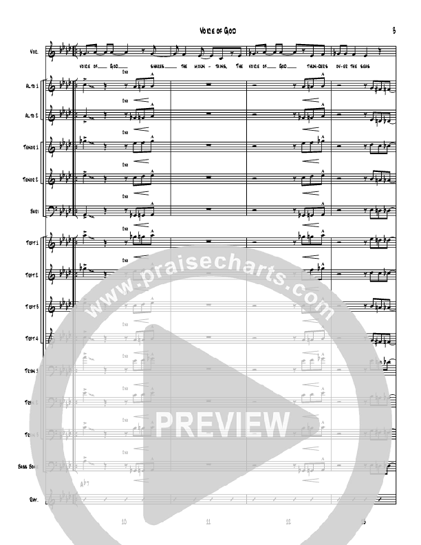 Voice Of God Conductor's Score (Denver Bierman)