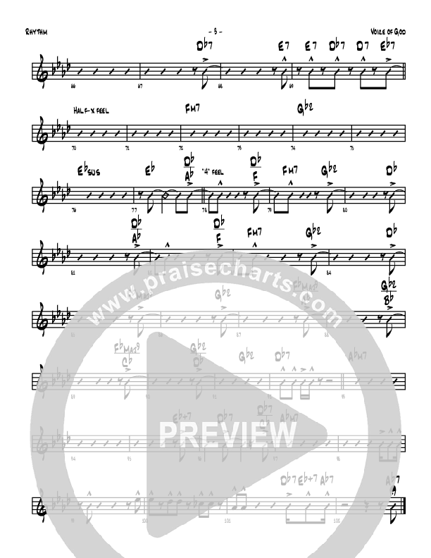Voice Of God Rhythm Chart (Denver Bierman)