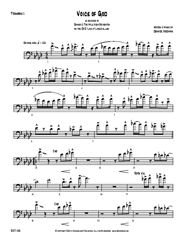 Voice Of God Trombone 1 (Denver Bierman)