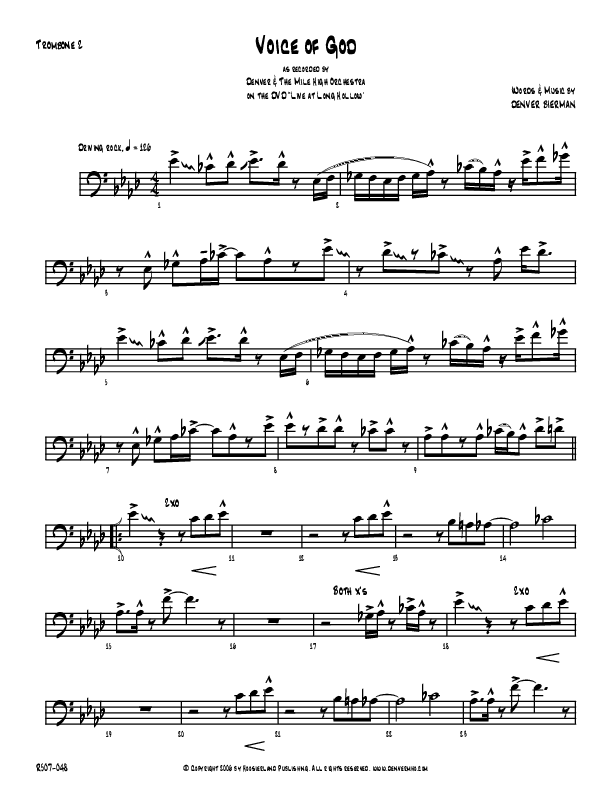 Voice Of God Trombone 2 (Denver Bierman)