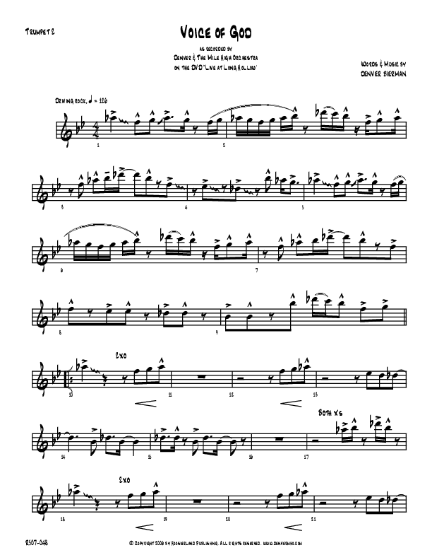 Voice Of God Trumpet 2 (Denver Bierman)