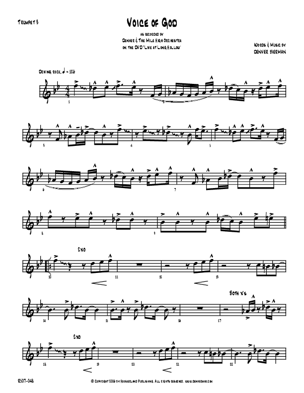 Voice Of God Trumpet 3 (Denver Bierman)