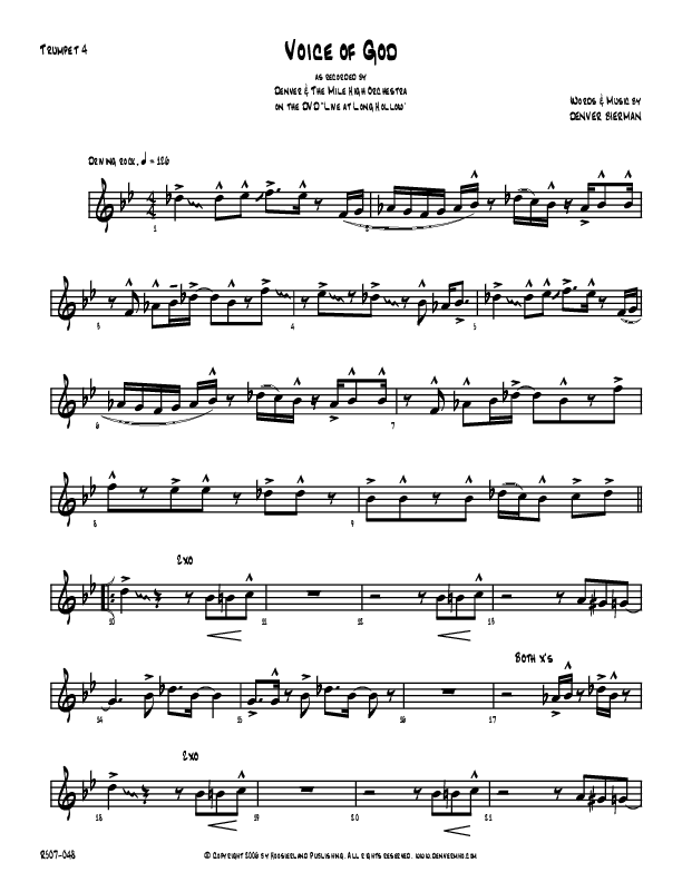 Voice Of God Trumpet (Denver Bierman)