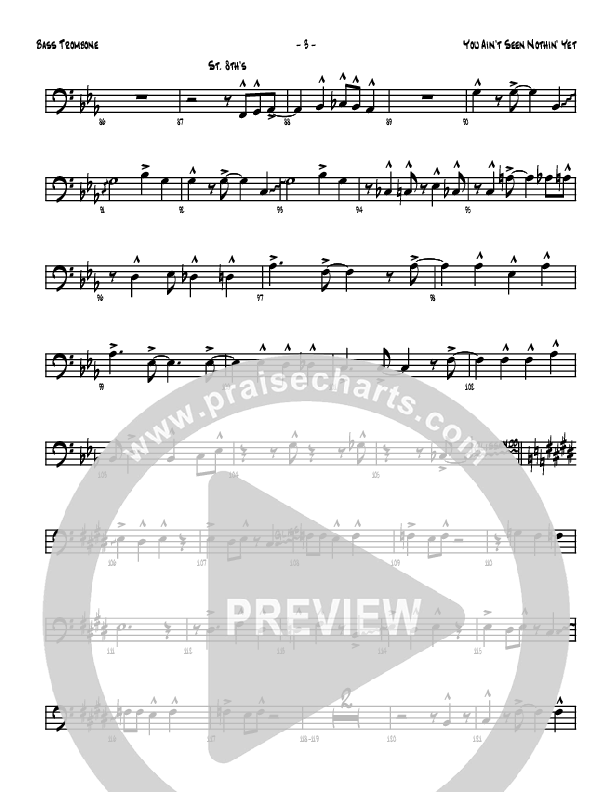 You Ain't Seen Nothing Yet Bass Trombone (Denver Bierman)