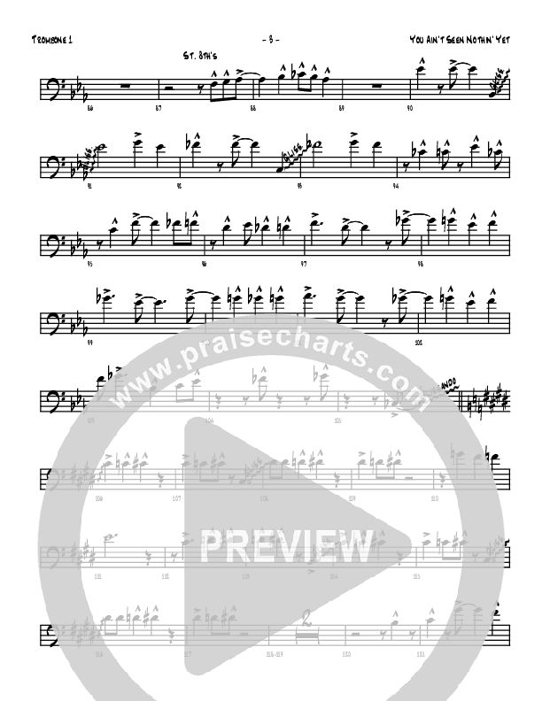 You Ain't Seen Nothing Yet Trombone 1 (Denver Bierman)