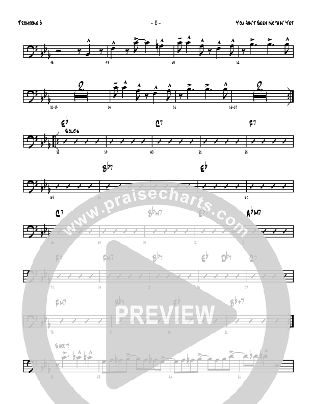 You Ain't Seen Nothing Yet Trombone 3 (Denver Bierman)