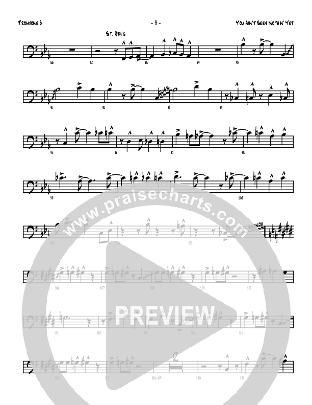 You Ain't Seen Nothing Yet Trombone 3 (Denver Bierman)