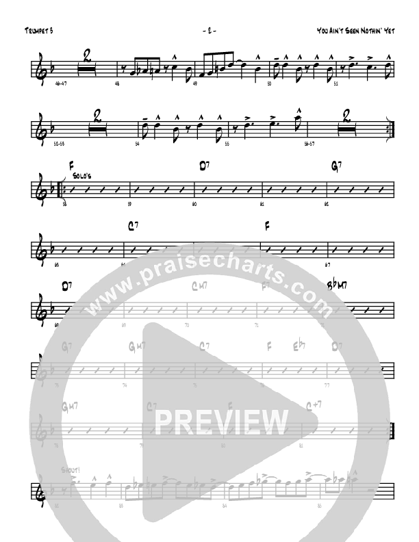 You Ain't Seen Nothing Yet Trumpet 3 (Denver Bierman)