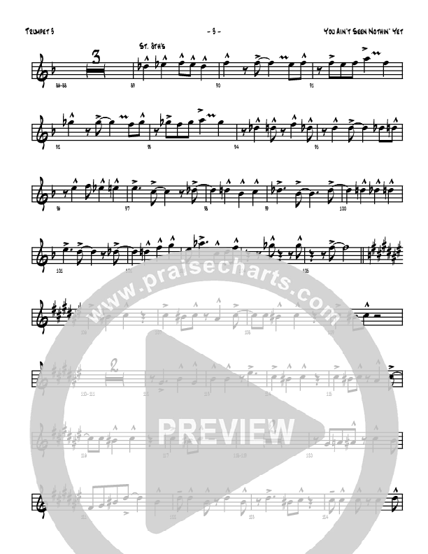 You Ain't Seen Nothing Yet Trumpet 3 (Denver Bierman)