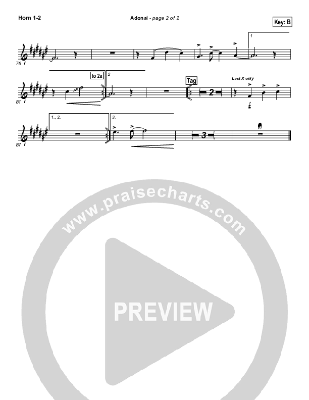 Adonai Brass Pack (Hillsong Worship)