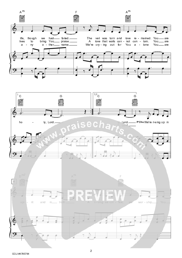 Desperate People (Instrumental) Lead & Piano (Hillsong UNITED)