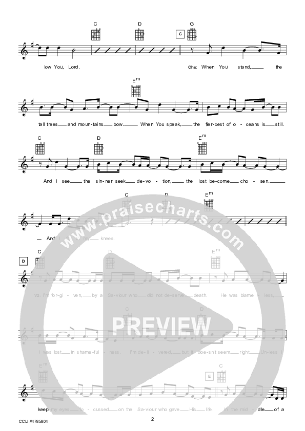 Devotion (Instrumental) Lead Sheet (Hillsong UNITED)