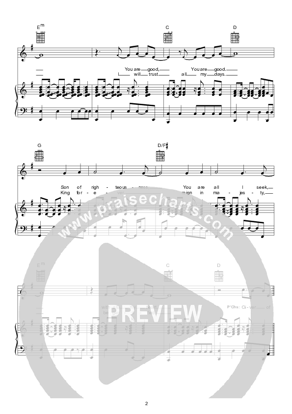 God Of Ages (Instrumental) Lead & Piano (Hillsong Worship)