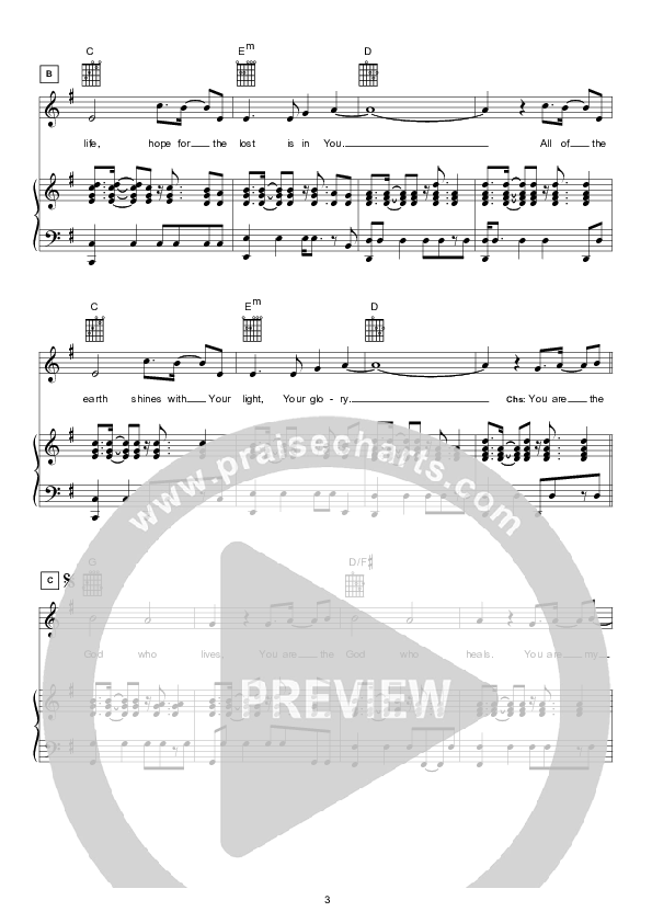 God Of Ages (Instrumental) Lead & Piano (Hillsong Worship)