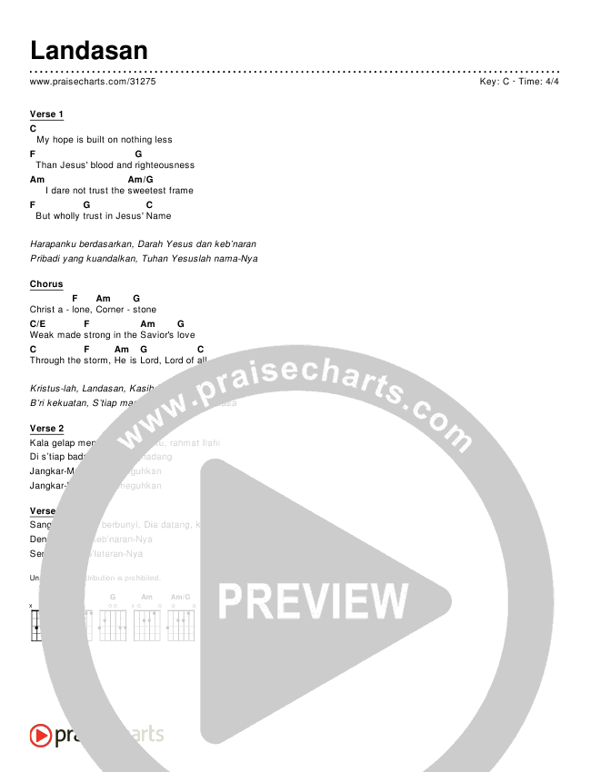 Landasan (Simplified) Chords & Lyrics ()