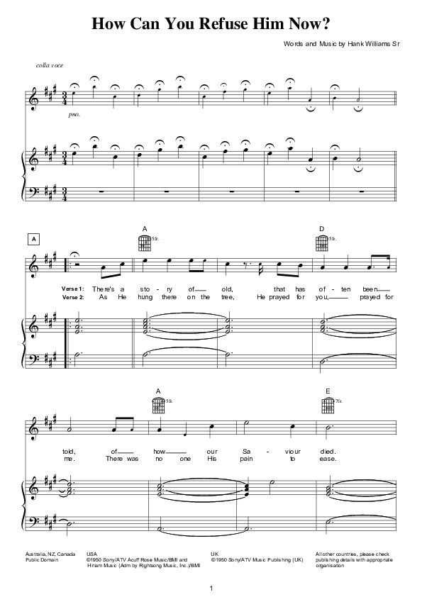 How Can You Refuse Him Now Sheet Music PDF (Hillsong Worship